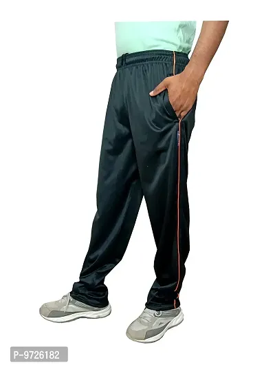 KAYU Men's Polyester Track Pants for Winters (Mehndi,Bottle Green,40) Pack of 2-thumb5