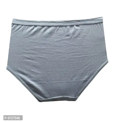 KAYU? Women's Cotton Solid Panty [Pack of 2] Grey, Black1-thumb3