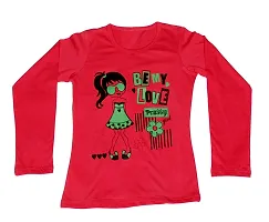 Indistar Girls Cotton Full Sleeve Printed T-Shirt (Pack of 3)_Red::Purple::Black_Size-14-15 Years-thumb1
