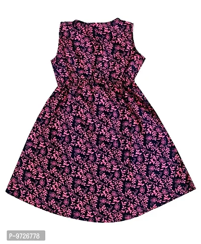 KAYU? Kids Girl's Crepe Printed Frock Dress for Girl's - Regular Fit [Pack of 2] Multicolor19-thumb5