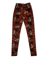 KAYU? Girl's Velvet Printed Leggings Fashionable for Winters [Pack of 4] Multicolor Q-thumb1