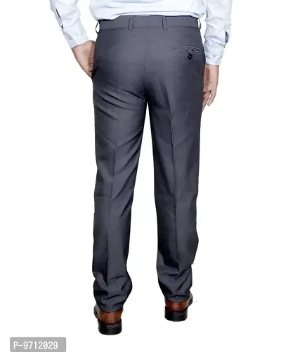 Indistar Rayon Formal Trousers for Men-(Grey-Size: 30-70053/70113)-thumb3