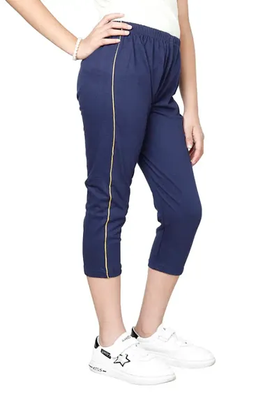 Stylish Solid Capris For Girl