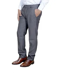 Indistar Rayon Formal Trousers for Men-(Grey-Size: 30-70053/70113)-thumb1