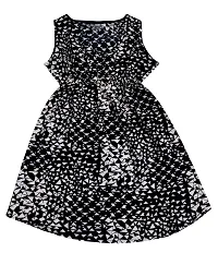 KAYU? Kids Girl's Crepe Printed Frock Dress for Girl's - Regular Fit [Pack of 3] Multicolor12-thumb3