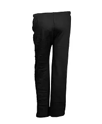 Indistar Womens Warm Woolen Full Length Palazo Pants for Winters_Black_Free Size-thumb2