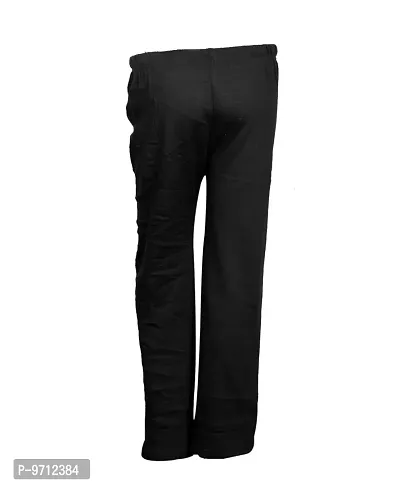 Indistar Womens Warm Woolen Full Length Palazo Pants for Winters_Black_Free Size-thumb3