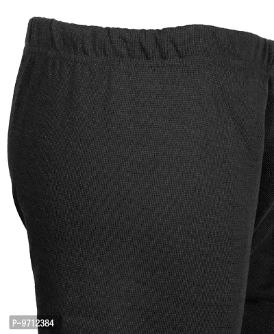 Indistar Womens Warm Woolen Full Length Palazo Pants for Winters_Black_Free Size-thumb4