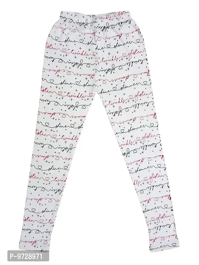 KAYU? Girl's Cotton Printed Leggings Slim Fit Cotton Stretchable Leggings [Pack of 4] Multicolor60-thumb4