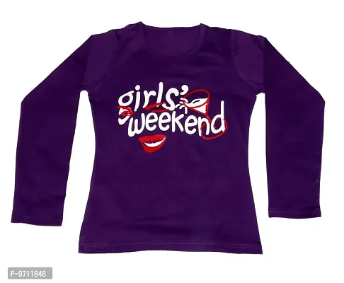 Indistar Girls Cotton Full Sleeve Printed T-Shirt (Pack of 3)_Red::Purple::Black_Size-14-15 Years-thumb3
