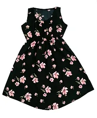 KAYU? Kids Girl's Crepe Printed Frock Dress for Girl's - Regular Fit [Pack of 2] Multicolor20-thumb3