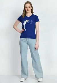 Elegant Cotton Printed Tshirt Combo For Women Pack Of 3-thumb1