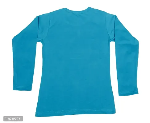 Indistar Girls Cotton Full Sleeve Printed T-Shirt (Pack of 2)_Blue::Purple_Size: 9-10 Year-thumb3