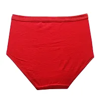 KAYU? Women's Cotton Solid Panty [Pack of 2] Red, Black1-thumb2