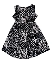KAYU? Kids Girl's Crepe Printed Frock Dress for Girl's - Regular Fit [Pack of 3] Multicolor10-thumb4