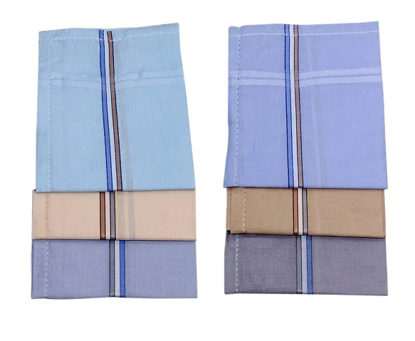 Indistar Gentleman's Handkerchief/Rumal/Henkie-Pack of (Assorted)