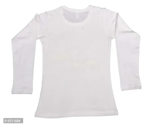 Indistar Girls Cotton Full Sleeve Printed T-Shirt_White_Size: 9-10 Year-thumb3