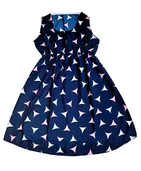 KAYU? Kids Girl's Crepe Printed Frock Dress for Girl's - Regular Fit [Pack of 3] Multicolor8-thumb1