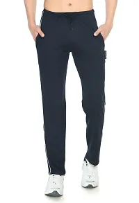 Stylish Fancy Cotton Solid Regular Track Pants For Men Pack Of 3-thumb1