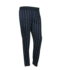 Indistar Women Cotton Printed Lower/Track Pants with 2 Open Pocket(Pack of 2)_Color-Blue/Black_Size-40_73200-1013-IW-P2-40-thumb4