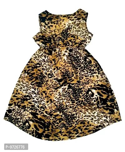 KAYU? Kids Girl's Crepe Printed Frock Dress for Girl's - Regular Fit [Pack of 3] Multicolor1-thumb3