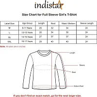 Indistar Girls Cotton Full Sleeve Printed T-Shirt_Gray_12-13 Years-thumb3