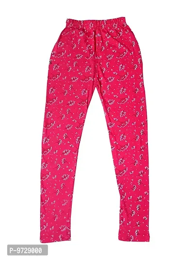 KAYU? Girl's Cotton Printed Leggings Slim Fit Cotton Stretchable Leggings [Pack of 4] Multicolor41-thumb4