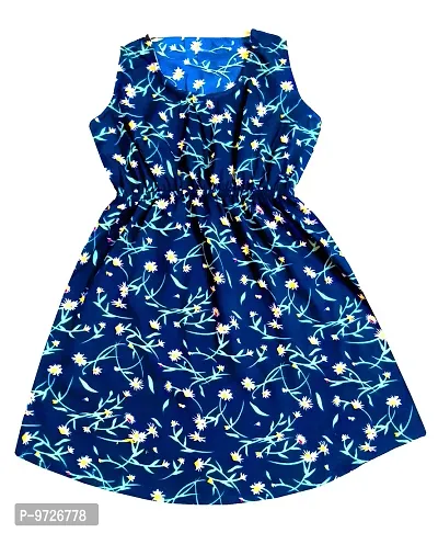 KAYU? Kids Girl's Crepe Printed Frock Dress for Girl's - Regular Fit [Pack of 2] Multicolor19-thumb2