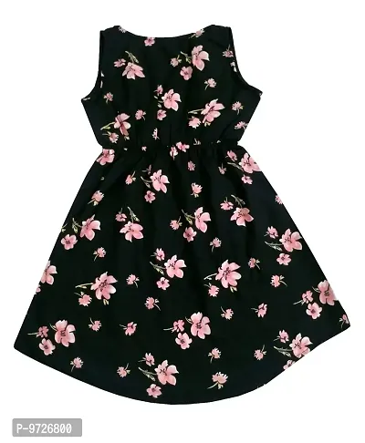 KAYU? Kids Girl's Crepe Printed Frock Dress for Girl's - Regular Fit [Pack of 2] Multicolor20-thumb5