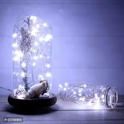 3 Meter LED Fairy String Light White, 10ft (30 Bulbs) Outdoor/Indoor Lights | USB Powered | Starry Decoration Light for Diwali, Wedding, Birthday Party, Home Wall Bedroom Decoration and More-thumb5