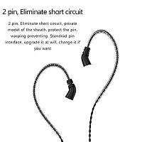 Concept Kart BLON Replacement 3.5 mm With Mic Cable with 2 pin only for BLON BL-01, BL 03 BLON BL-05 BL 05S (3.5MM Jack, Black)-thumb2