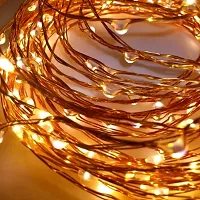 5 Meter LED Fairy String Light Warm White, 16ft (50 Bulbs) Outdoor/Indoor | USB Powered | Starry Decoration Light for Diwali, Wedding, Birthday Party, Home Wall Bedroom Decoration (Pack Of 2)-thumb3