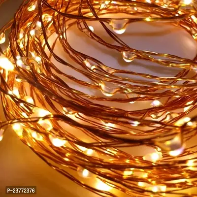 5 Meter LED Fairy String Light Warm White, 16ft (50 Bulbs) Outdoor/Indoor | USB Powered | Starry Decoration Light for Diwali, Wedding, Birthday Party, Home Wall Bedroom Decoration (Pack Of 2)-thumb4