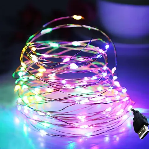 Concept Kart Warm White Led Fairy String Light with 30 Bulbs, 10ft LED Outdoor/Indoor Light