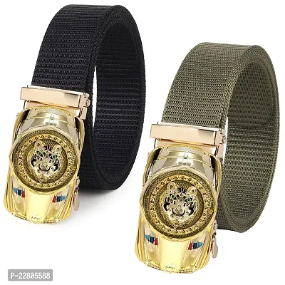 Pack Of 2 Stylish Belt Combo for Men  Boysnbsp;-thumb0