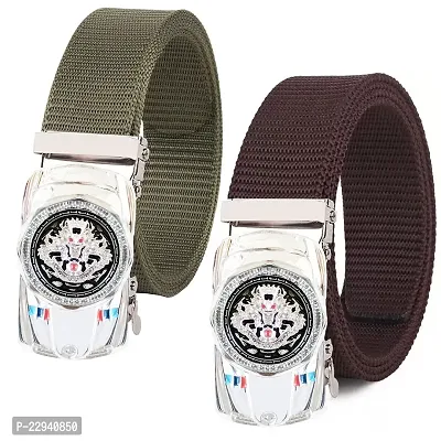 Pack Of 2 Stylish Belt Combo for Men  Boysnbsp;