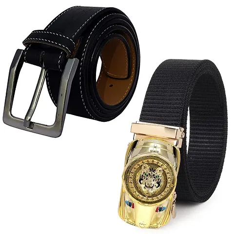 Pack Of 2 Stylish Belt Combo for Men Boysnbsp;