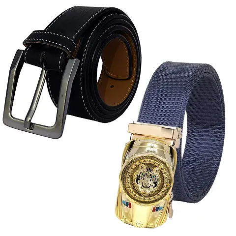 Pack Of 2 Stylish Belt Combo for Men Boysnbsp;