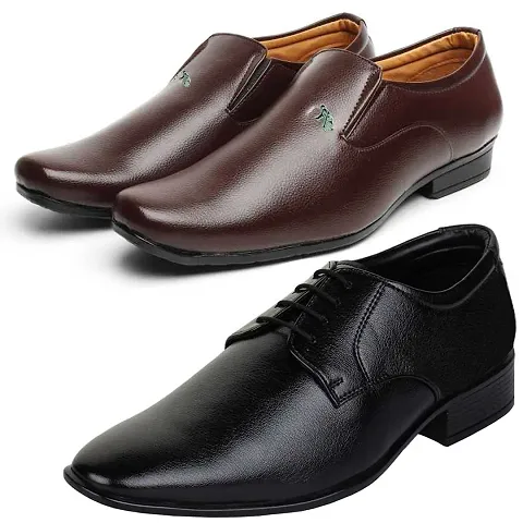 Trendy Formal Shoes Combo pack of 2 For Men