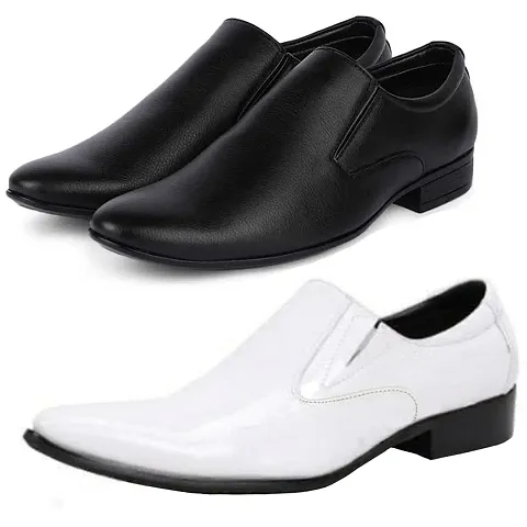 Reliable Trendy Formal Shoes Combo For Men And Boys (Pack Of 2)