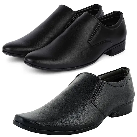 Trendy Formal Shoes Combo For Men And Boys (Pack Of 2)