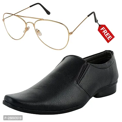 Classic Solid Formal Shoes for Men with Sunglass-thumb0