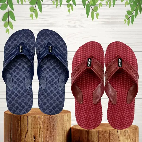 Fashionable Trendy Flip-Flop 2 Sleeper Combo For Men And Boys(Pack Of-2)