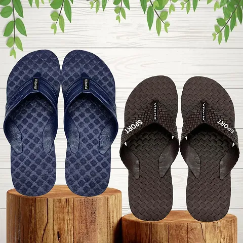 Fashionable Trendy Flip-Flop 2 Sleeper Combo For Men And Boys(Pack Of-2)