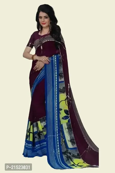 Stylish Fancy Designer Georgette Saree With Blouse Piece For Women