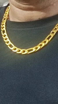 Thick and Heavy Gold Plated Chain Short Length 10 mm thick Chain-thumb2