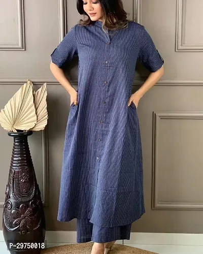 Stylish  Cotton Kurta Palazzo Set For Women