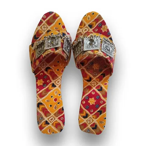 Namaste India Handicrafts Synthetic Sliders for Women and Girls