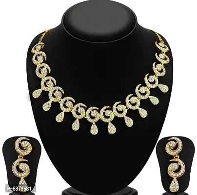 Gold plated necklace new styles Jewellery set