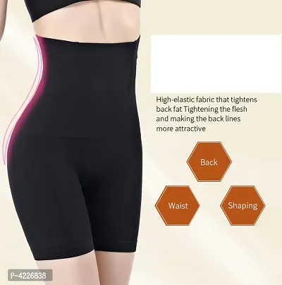 Women's High Waist Shapewear with Anti Rolling Strip Tummy Control Tucker Pack Of 2-thumb3
